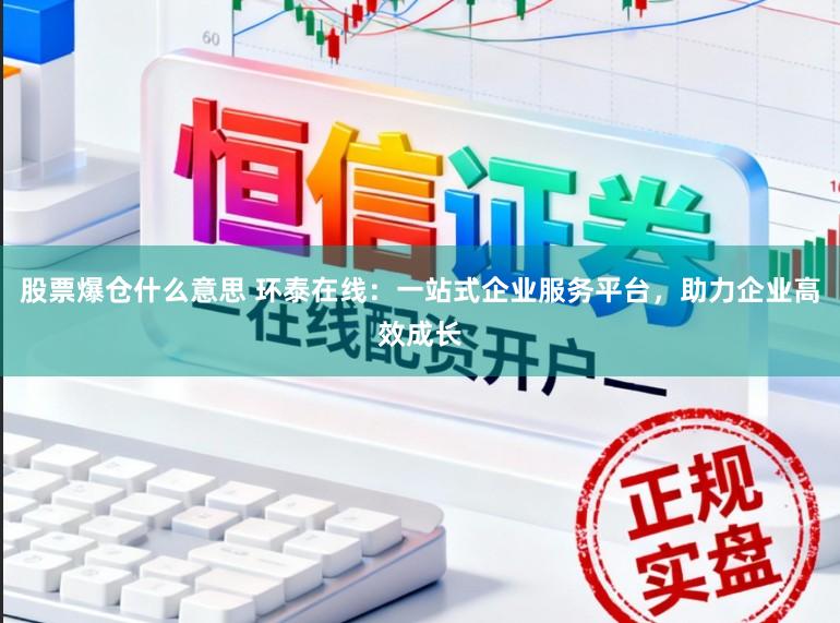 股票爆仓什么意思 环泰在线:一站式企业服务平台,助力企业高效成长